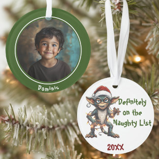 Gremlin Naughty List Ornament