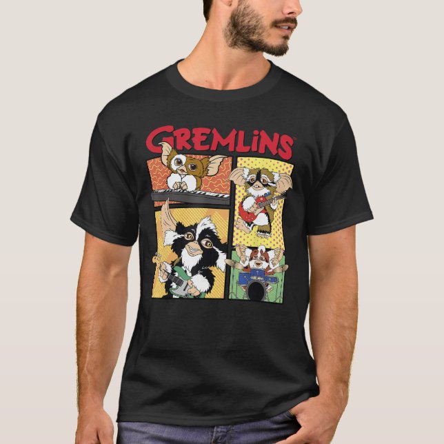Gremlins Band Comic Panels gift T-Shirt (Front)