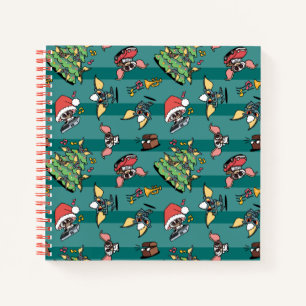 Gremlins   Cute Comic Christmas Pattern Notebook