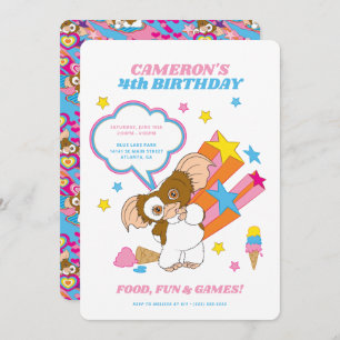 Gremlins   Gizmo Birthday Invitation