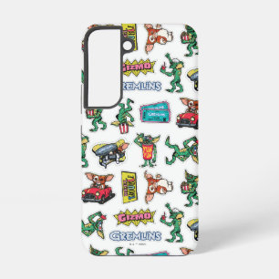 Gremlins™ Sticker Fun Pattern Samsung Galaxy Case