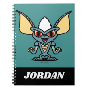 Gremlins   Stripe Cute Comic   Add Your Name Notebook