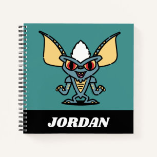 Gremlins   Stripe Cute Comic   Add Your Name Notebook