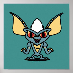 Gremlins   Stripe Cute Comic Character Poster