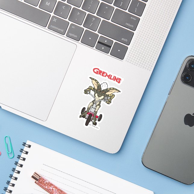 Gremlins | Stripe Riding Tricycle (Laptop w/ iPhone)
