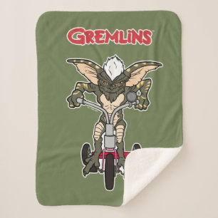 Gremlins   Stripe Riding Tricycle Sherpa Blanket