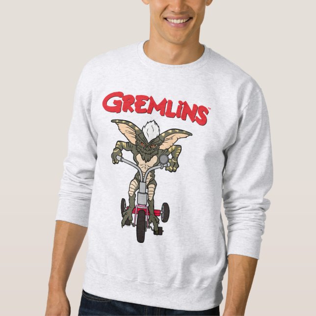 Gremlins | Stripe Riding Tricycle Sweatshirt (Front)