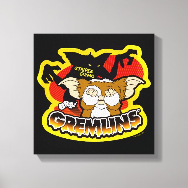 Gremlins | Stripe Scaring Gizmo Canvas Print (Front)
