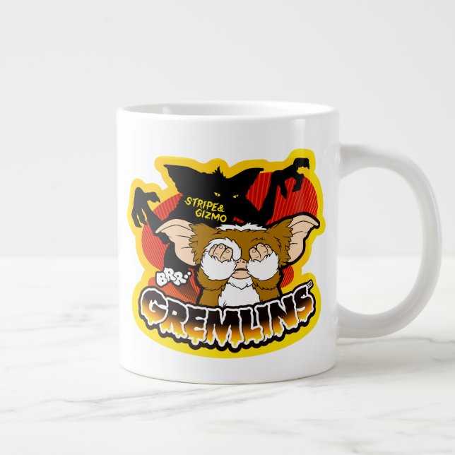 Gremlins | Stripe Scaring Gizmo Large Coffee Mug (Right)