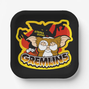 Gremlins   Stripe Scaring Gizmo Paper Plate