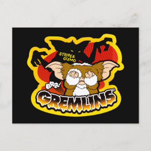 Gremlins   Stripe Scaring Gizmo Postcard