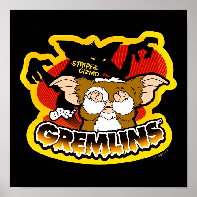 Gremlins | Stripe Scaring Gizmo Poster (Front)