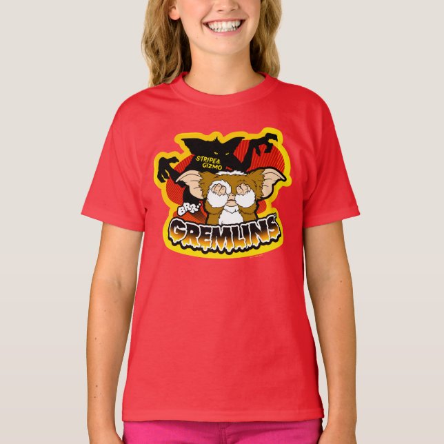 Gremlins | Stripe Scaring Gizmo T-Shirt (Front)