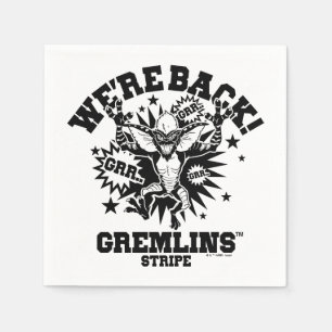 Gremlins   Stripe We're Back Napkin