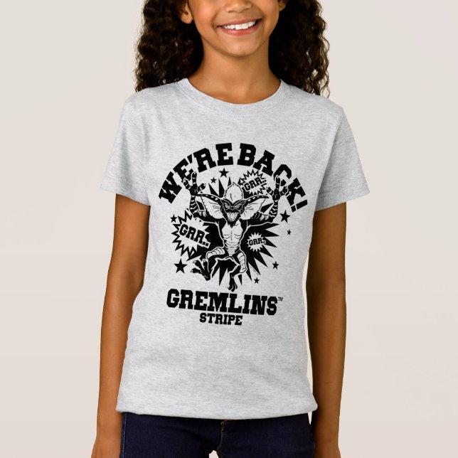 Gremlins | Stripe We're Back T-Shirt (Front)