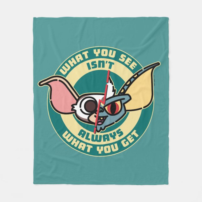 Gremlins | What You See Isn't Always What You Get Fleece Blanket (Front)