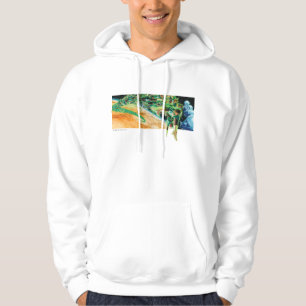 Gren Lanterns Flying in Space Hoodie