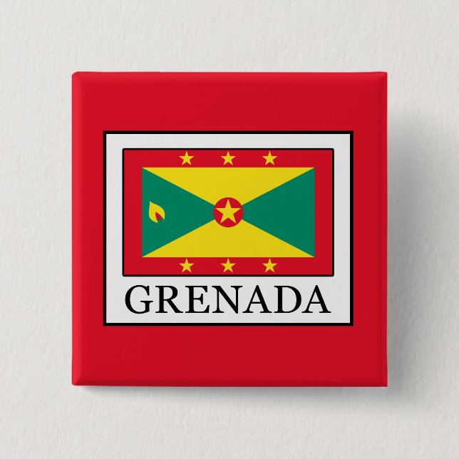 Grenada 15 Cm Square Badge (Front)