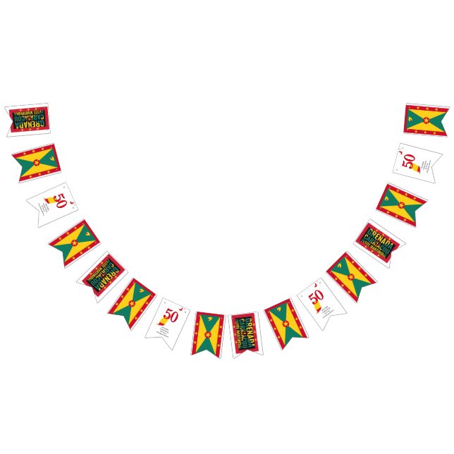 Grenada 2024 GRENADIAN 50th Independence Bunting (All)