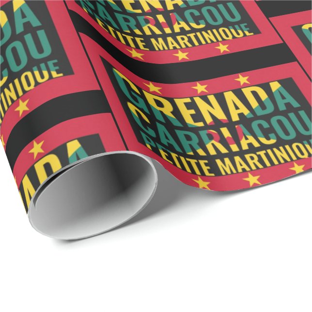 Grenada Carriacou Petit Martinique Wrapping Paper (Roll Corner)