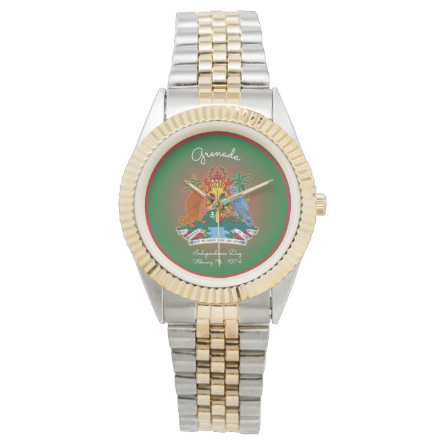 Grenada Coat of Arms Watch (Front)