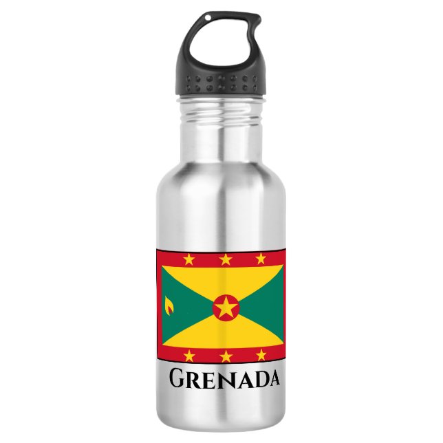 Grenada Flag 532 Ml Water Bottle (Front)
