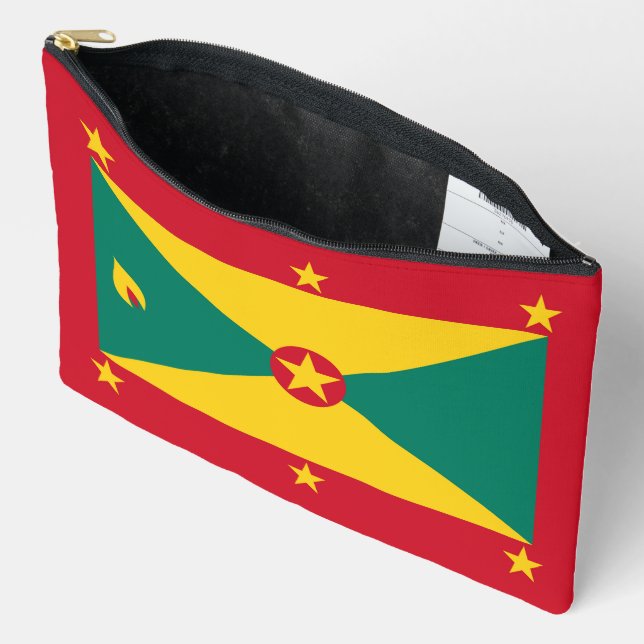 Grenada flag accessory pouch (Open)