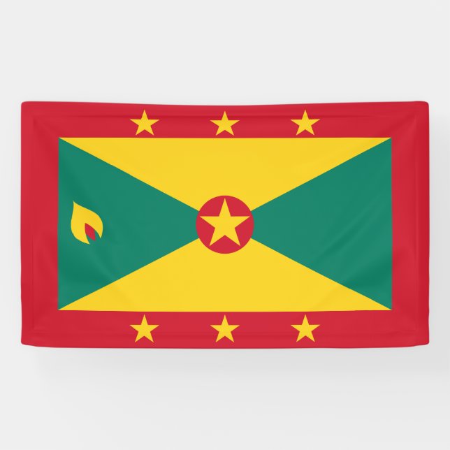 Grenada Flag Banner (Horizontal)
