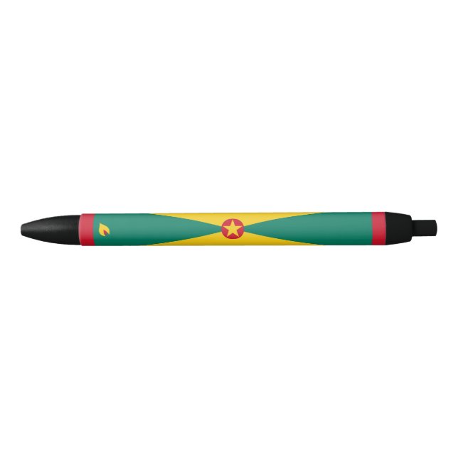 Grenada flag black ink pen (Front)