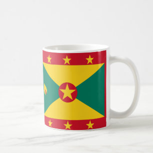 Grenada Flag Ceramic Coffee Mug 