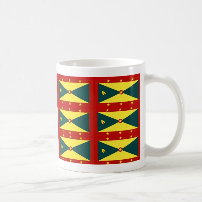 Grenada flag coffee mugs (Right)