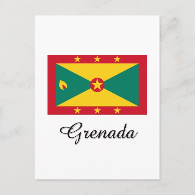 Grenada Flag Design Postcard (Front)