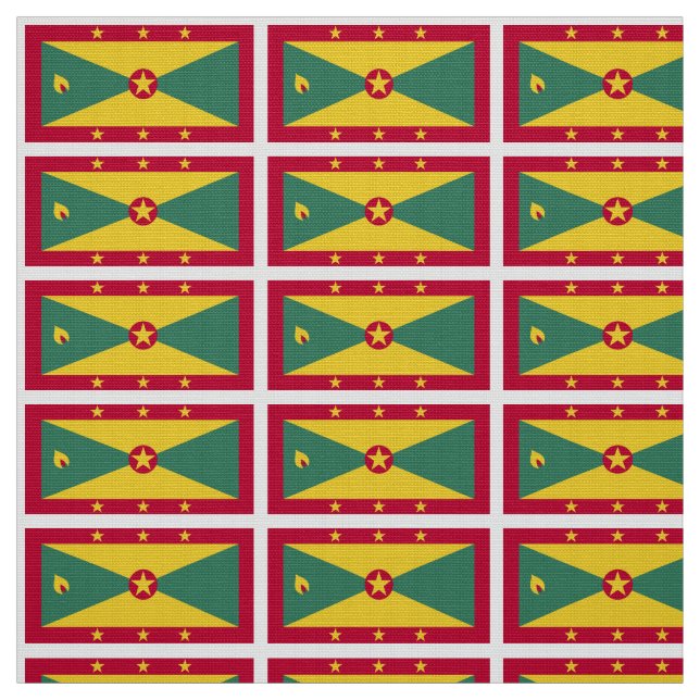 Grenada Flag Fabric (Swatch)