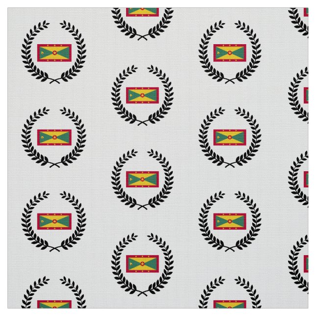 Grenada Flag Fabric (Swatch)