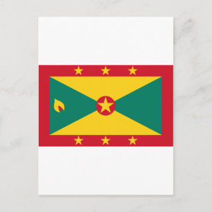 Grenada Flag GD Postcard