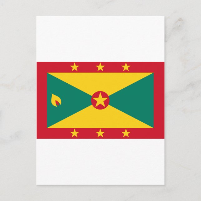 Grenada Flag GD Postcard (Front)