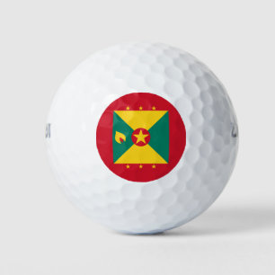 Grenada Flag Golf Balls