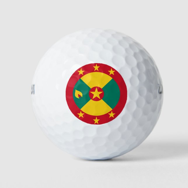 Grenada flag golf balls (Front)