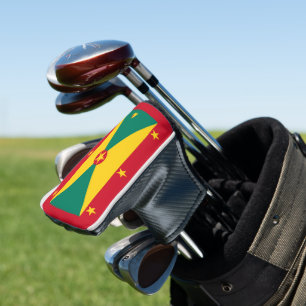 Grenada flag golf head cover