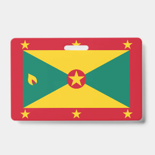 Grenada flag ID badge