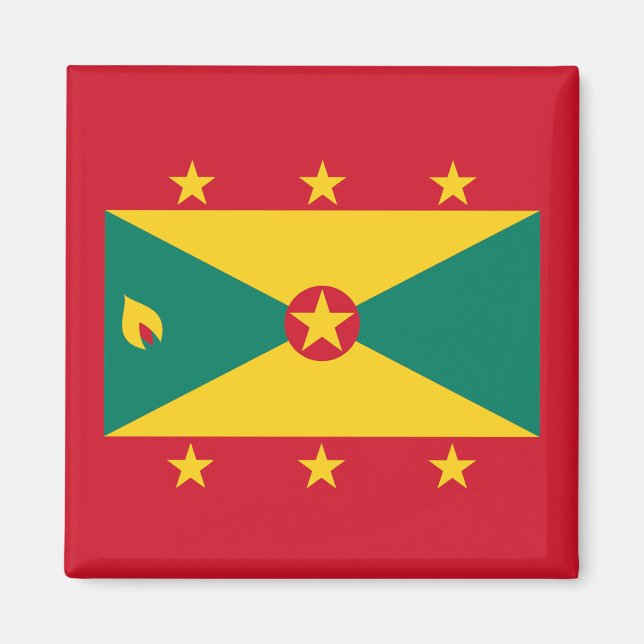 Grenada Flag Magnet (Front)
