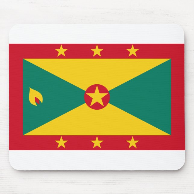 Grenada Flag Mouse Mat (Front)