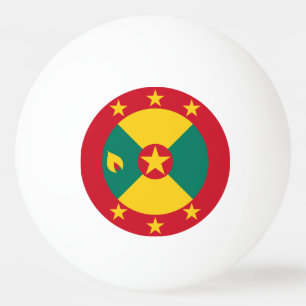 Grenada flag ping pong ball
