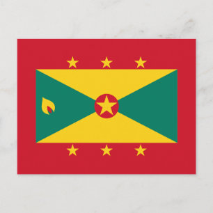 Grenada Flag Postcard