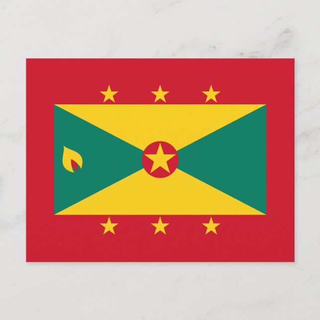 Grenada Flag Postcard (Front)