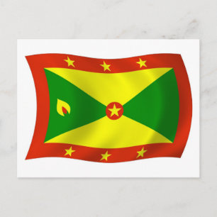 Grenada Flag Postcard