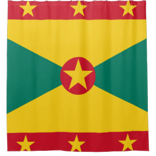 Grenada Flag Shower Curtain