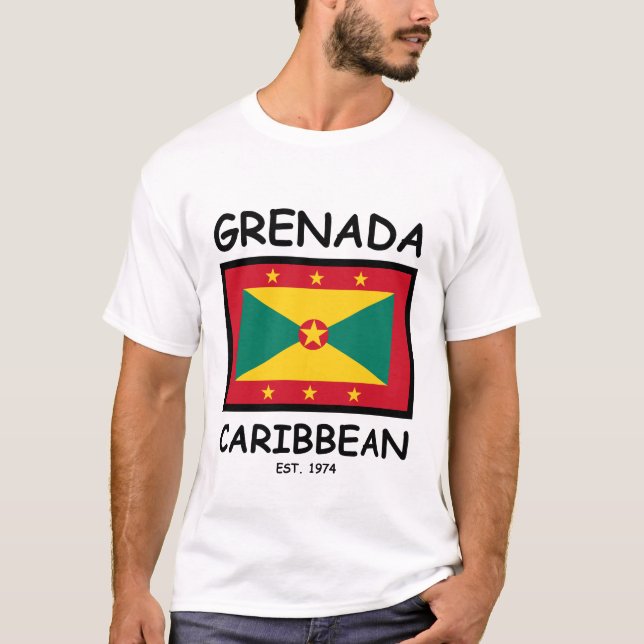 Grenada flag T-Shirt (Front)