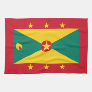 Grenada Flag Tea Towel