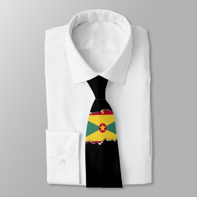 Grenada Flag Tie (Tied)